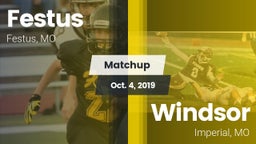 Matchup: Festus  vs. Windsor  2019