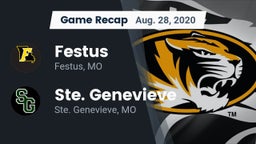 Recap: Festus  vs. Ste. Genevieve  2020