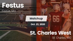Matchup: Festus  vs. St. Charles West  2020