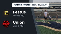Recap: Festus  vs. Union  2020
