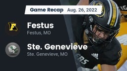 Recap: Festus  vs. Ste. Genevieve  2022