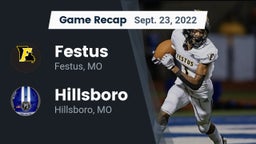 Recap: Festus  vs. Hillsboro  2022