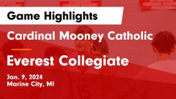 Cardinal Mooney Catholic  vs Everest Collegiate  Game Highlights - Jan. 9, 2024