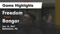 Freedom  vs Bangor  Game Highlights - Jan 14, 2017