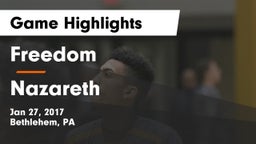 Freedom  vs Nazareth  Game Highlights - Jan 27, 2017