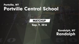 Matchup: Portville Central vs. Randolph  2016