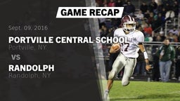 Recap: Portville Central School vs. Randolph  2016