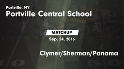 Matchup: Portville Central vs. Clymer/Sherman/Panama 2016