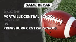 Recap: Portville Central School vs. Frewsburg Central School 2016