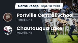 Recap: Portville Central School vs. Chautauqua Lake  2018