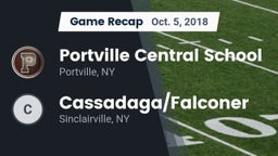 Recap: Portville Central School vs. Cassadaga/Falconer  2018
