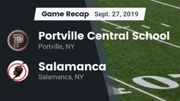 Recap: Portville Central School vs. Salamanca  2019