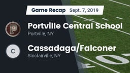 Recap: Portville Central School vs. Cassadaga/Falconer  2019