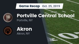 Recap: Portville Central School vs. Akron  2019