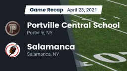 Recap: Portville Central School vs. Salamanca  2021