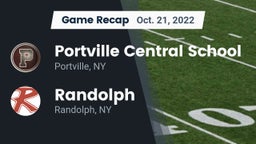 Recap: Portville Central School vs. Randolph  2022