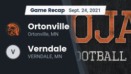 Recap: Ortonville  vs. Verndale  2021