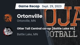 Recap: Ortonville  vs. Otter Tail Central co-op [Battle Lake HS] 2023