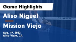 Aliso Niguel  vs Mission Viejo  Game Highlights - Aug. 19, 2022