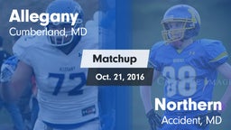 Matchup: Allegany vs. Northern  2016