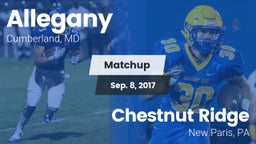 Matchup: Allegany vs. Chestnut Ridge  2017