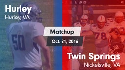 Matchup: Hurley vs. Twin Springs  2016
