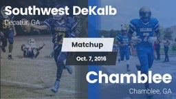 Matchup: Southwest DeKalb vs. Chamblee  2016