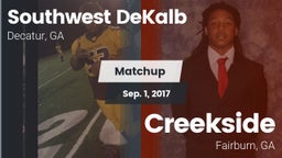 Matchup: Southwest DeKalb vs. Creekside  2017
