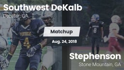 Matchup: Southwest DeKalb vs. Stephenson  2018