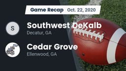 Recap: Southwest DeKalb  vs. Cedar Grove  2020