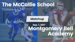Matchup: The McCallie School vs. Montgomery Bell Academy 2017