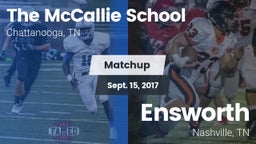 Matchup: The McCallie School vs. Ensworth  2017