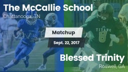 Matchup: The McCallie School vs. Blessed Trinity  2017