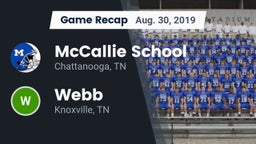 Recap: McCallie School vs. Webb  2019