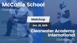 Matchup: The McCallie School vs. Clearwater Academy International  2019