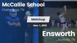 Matchup: The McCallie School vs. Ensworth  2019