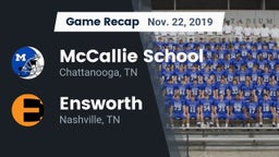 Recap: McCallie School vs. Ensworth  2019