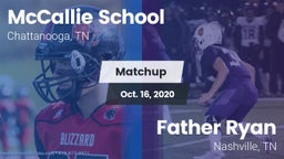 Matchup: The McCallie School vs. Father Ryan  2020