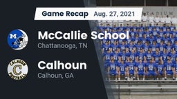 Recap: McCallie School vs. Calhoun  2021