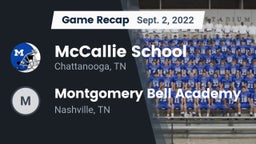 Recap: McCallie School vs. Montgomery Bell Academy 2022