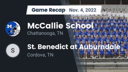 Recap: McCallie School vs. St. Benedict at Auburndale   2022