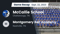 Recap: McCallie School vs. Montgomery Bell Academy 2023