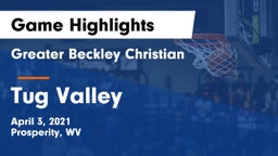 Greater Beckley Christian  vs Tug Valley  Game Highlights - April 3, 2021
