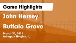 John Hersey  vs Buffalo Grove  Game Highlights - March 30, 2021