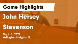 John Hersey  vs Stevenson  Game Highlights - Sept. 1, 2021