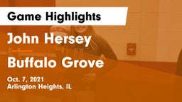 John Hersey  vs Buffalo Grove  Game Highlights - Oct. 7, 2021