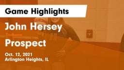 John Hersey  vs Prospect  Game Highlights - Oct. 12, 2021