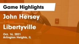 John Hersey  vs Libertyville  Game Highlights - Oct. 16, 2021