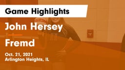 John Hersey  vs Fremd  Game Highlights - Oct. 21, 2021