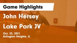John Hersey  vs Lake Park JV Game Highlights - Oct. 23, 2021
